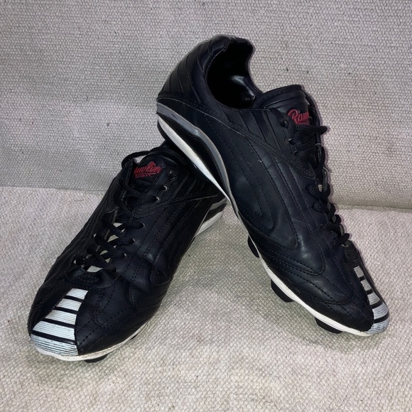 Rawlings men’s size 10 turf soccer / football Athletic Shoes stitched metal pins - Picture 2 of 14